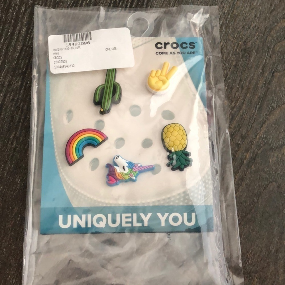 Crocs Jibbitz pack of 5 NEW Fun Trend